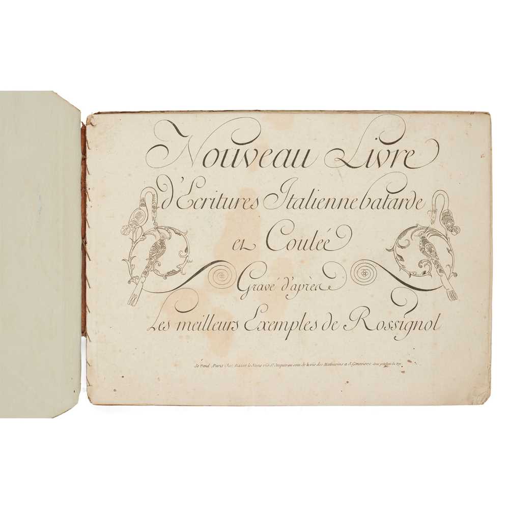 Lot 39 - Calligraphy - Rossignol, Louis