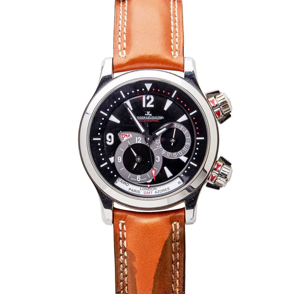 Lot 134 - Jaeger-LeCoultre: a steel wrist watch