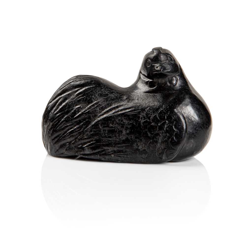Lot 114 - JADE CARVING OF A ROOSTER