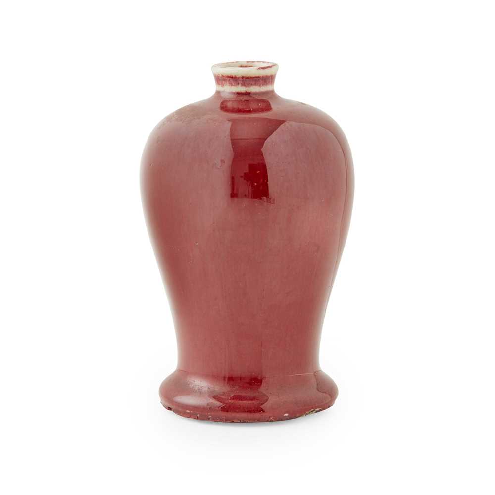 Lot 152 - OX-BLOOD-GLAZED LANGYAO MEIPING VASE
