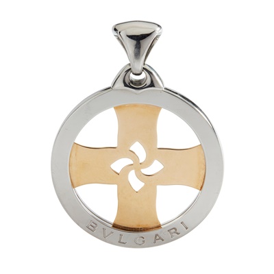 Lot 187 - A 'Tondo' cross pendant, by Bvlgari