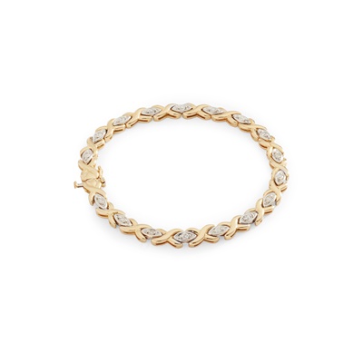 Lot 186 - A diamond bracelet