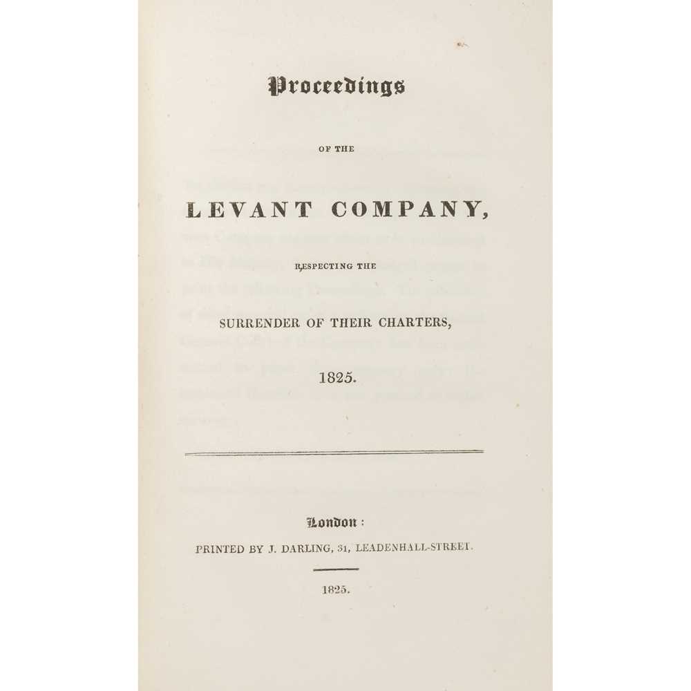 Lot 46 - Company of Merchants Trading to the Levant
