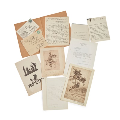 Lot 302 - Letters from European artists and art historians