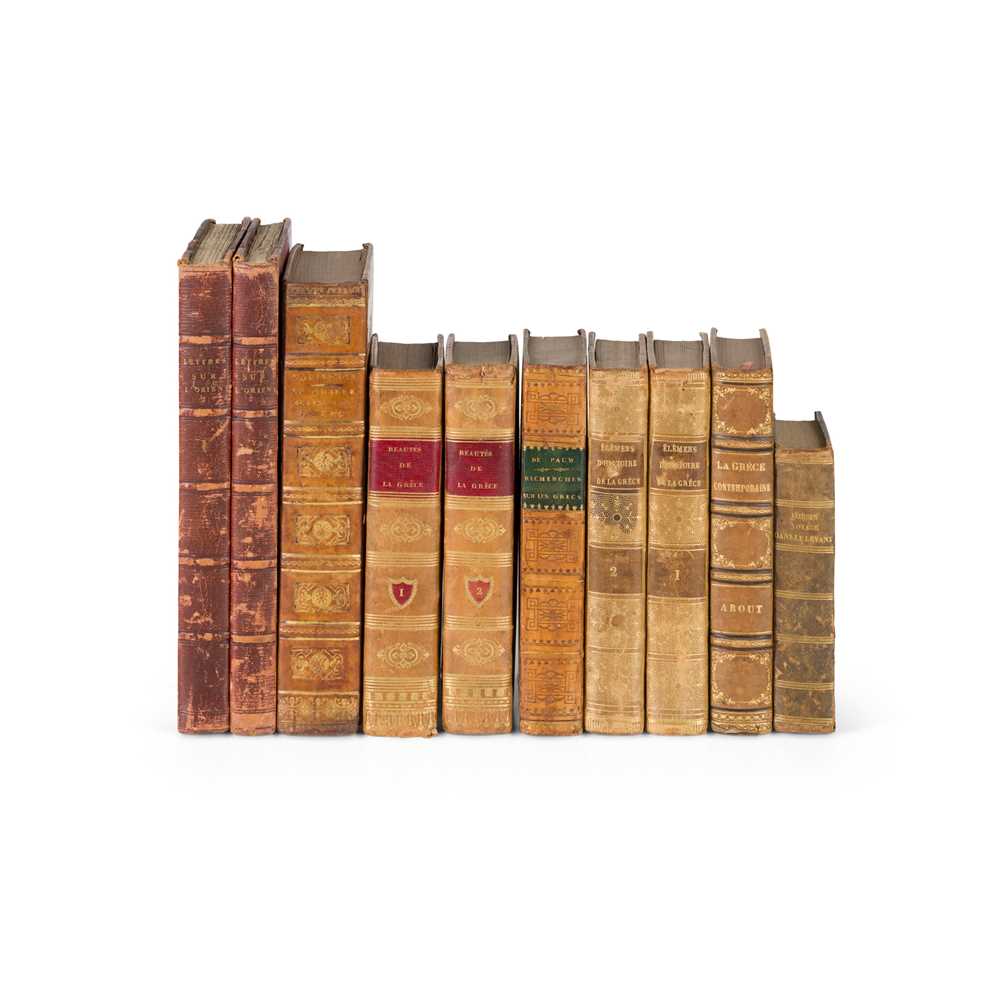 Lot 54 - French editions, 10 volumes on Greece