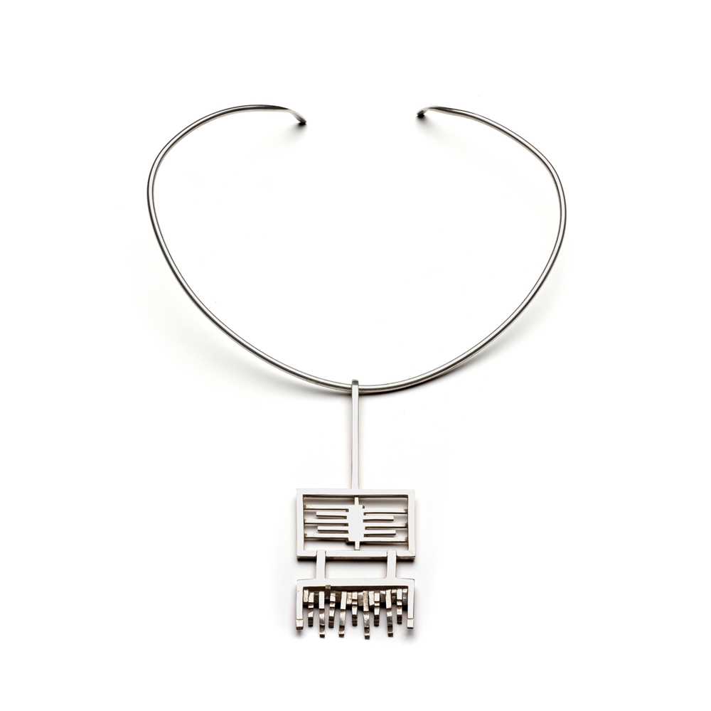 Lot 69 - A modernist necklace, by Neil Aird, 1967