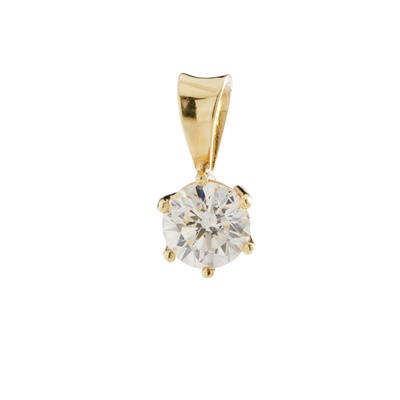 Lot 183 - A diamond pendant