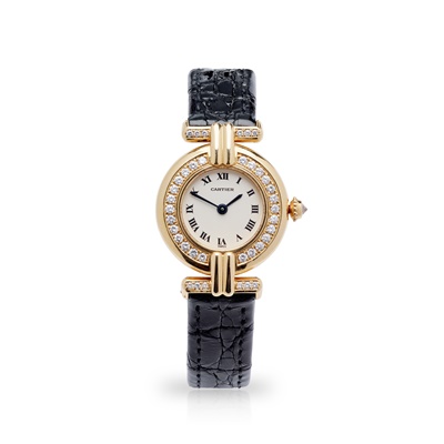 Lot 171 - Cartier: a diamond set watch