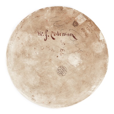 Lot 18 - WILLIAM STEPHEN COLEMAN (1829-1904) FOR MINTON'S ART-POTTERY STUDIO