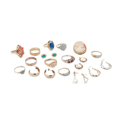 Lot 163 - A collection of gem-set jewellery
