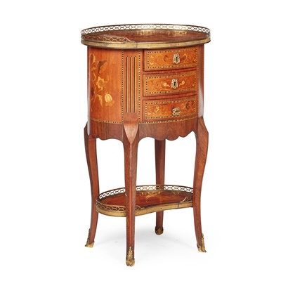 Lot 500 - FRENCH KINGWOOD AND MARQUETRY CHIFFONNIÈRE, IN THE MANNER OF CHARLES TOPINO