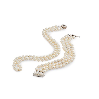 Lot 141 - A cultured pearl necklace
