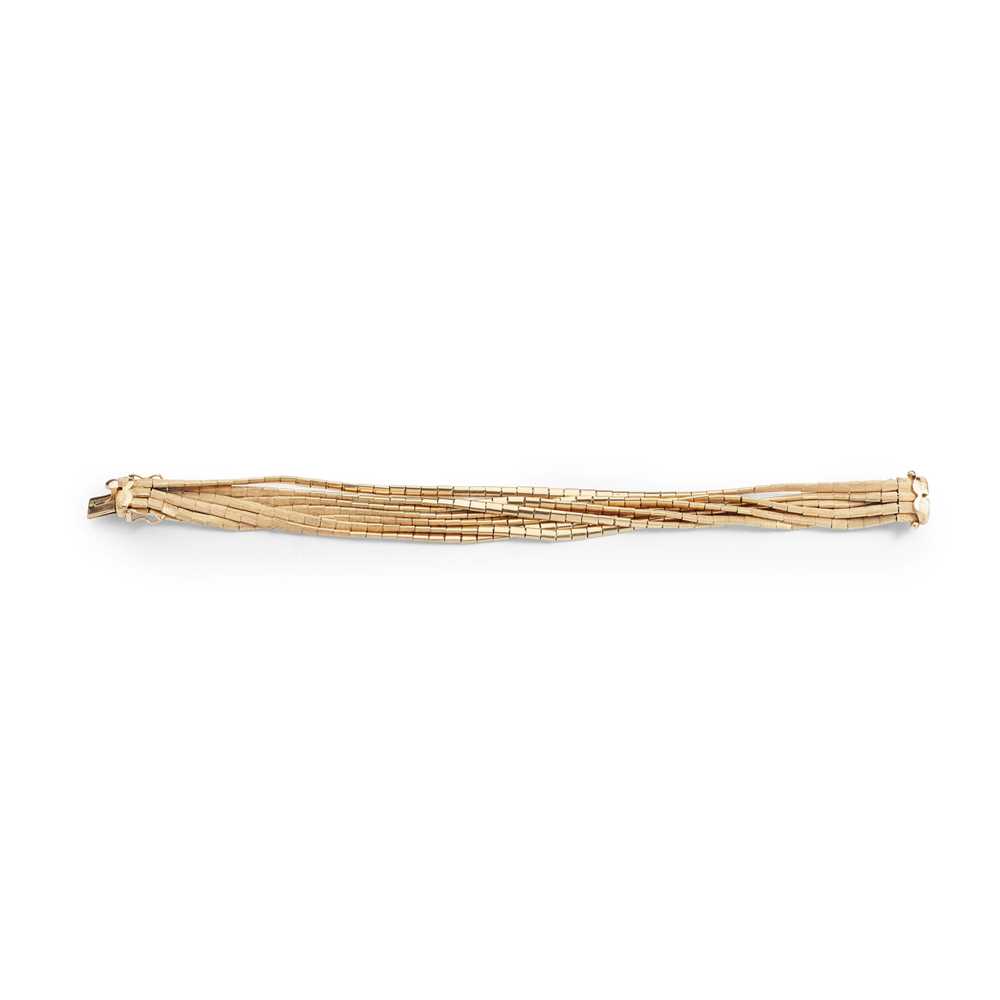 Lot 87 - A seven strand bracelet