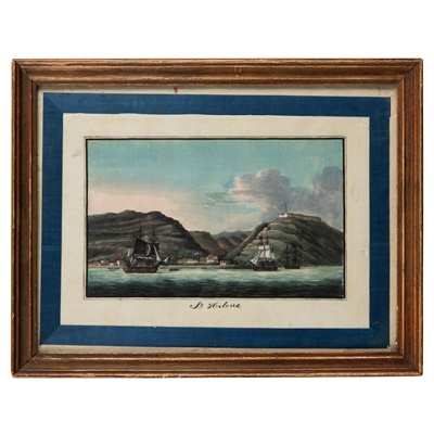 Lot 91 - EXPORT PITH PAINTING DEPICTING SAINT HELENA