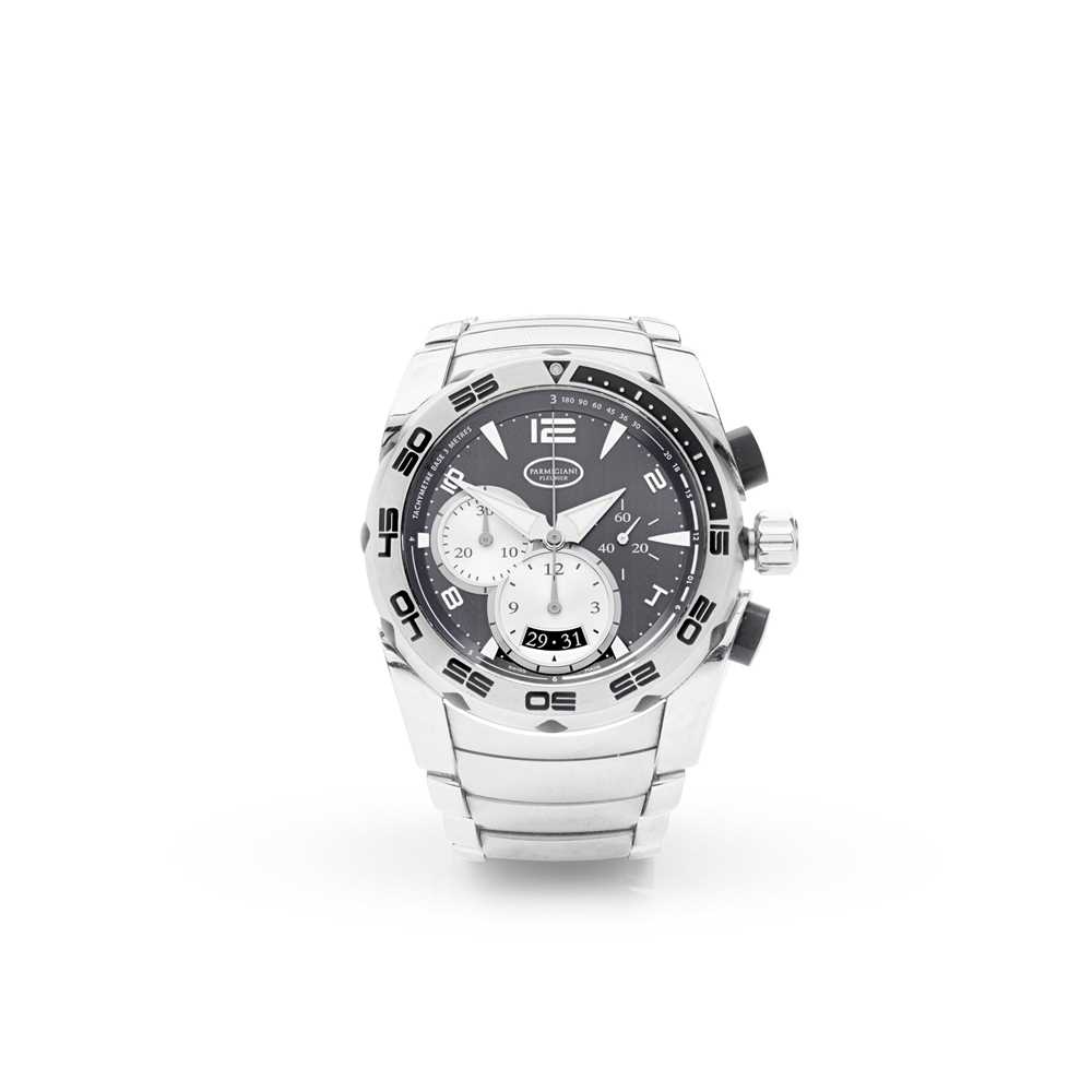 Lot 158 - Parmigiani Fleurier: A stainless steel wristwatch