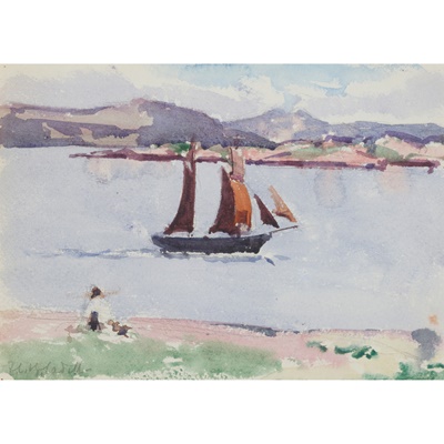 Lot 136 - FRANCIS CAMPBELL BOILEAU CADELL R.S.A., R.S.W. (SCOTTISH 1883-1937)