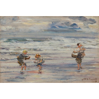 Lot 93 - WILLIAM MCTAGGART R.S.A., R.S.W. (SCOTTISH 1835-1910)