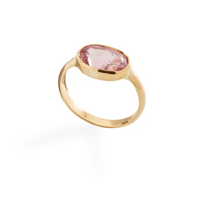 Lot 149 - A pink spinel ring