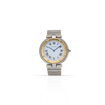 Lot 308 - Cartier: a bi-colour wristwatch
