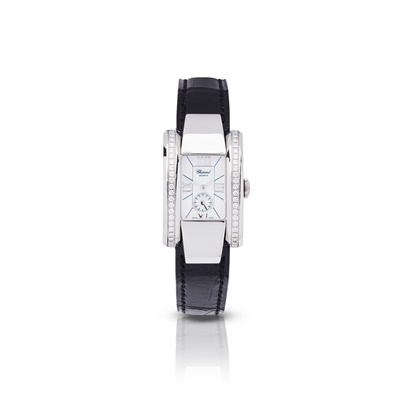 Lot 164 - Chopard: A diamond-set wristwatch