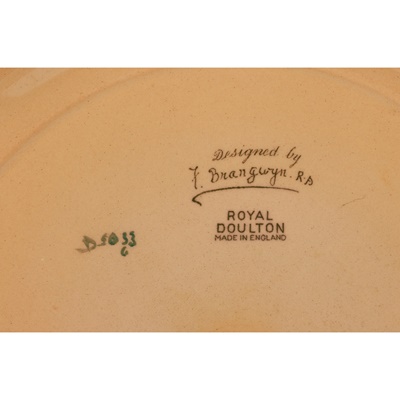 Lot 128 - SIR FRANK BRANGWYN R.A., R.W.S., R.B.A. (BRITISH 1867-1956) FOR ROYAL DOULTON