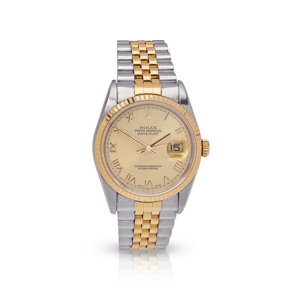 Lot 169 - Rolex: A bi-colour wristwatch