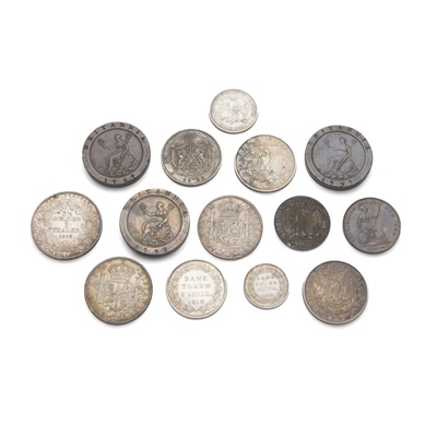 Lot 128 - A mixed collection of American, British and other coins