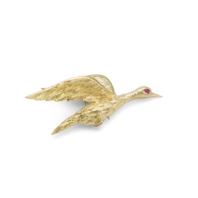 Lot 177 - A bird brooch