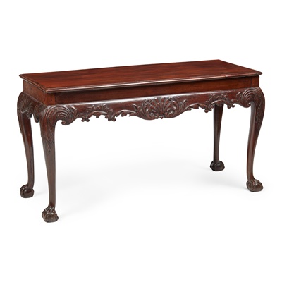 Lot 41 - IRISH GEORGE II STYLE MAHOGANY CENTRE TABLE, IN THE MANNER OF JAMES HICKS OF DUBLIN