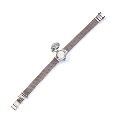 Lot 66 - Ebel: A mid 20th century diamond-set cocktail watch