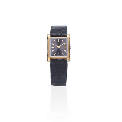 Lot 334 - Piaget: a rectangular dress watch