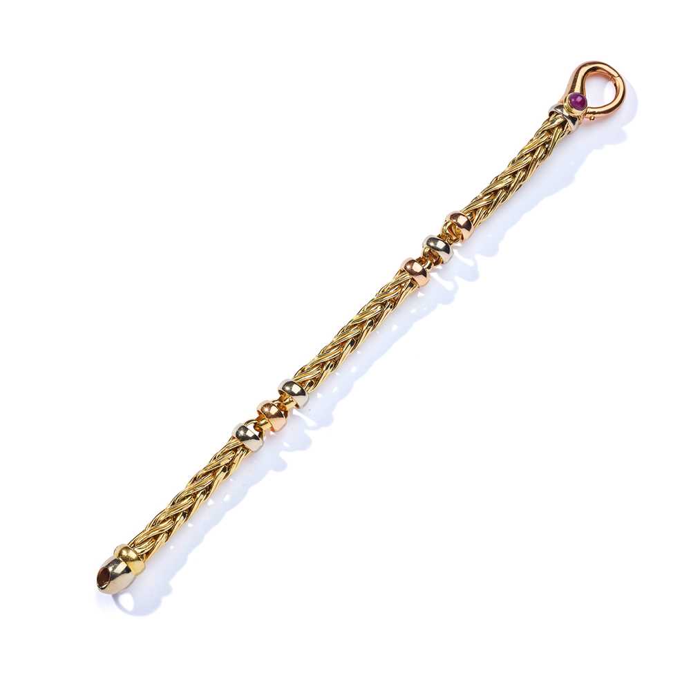 Lot 53 - Fraccari: A fancy-link bracelet
