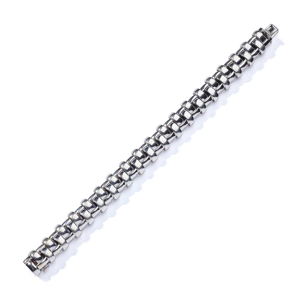 Lot 78 - Tiffany & Co: A fancy-link bracelet