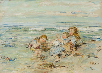 Lot 120 - WILLIAM MCTAGGART R.S.A., R.S.W. (SCOTTISH 1835-1910)