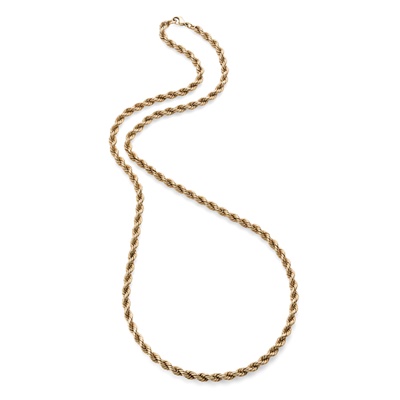 Lot 29 - A rope-twist necklace