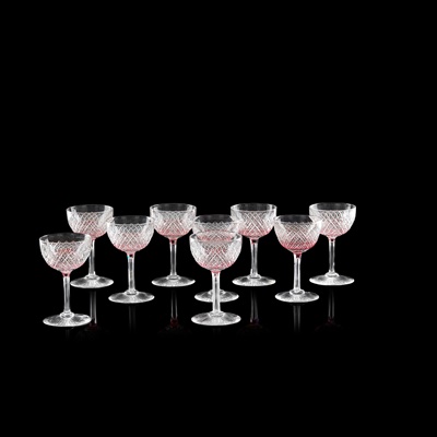 Lot 20 - EXTENSIVE CUT GLASS AND RUBY FLASH SUITE OF GLASSWARE