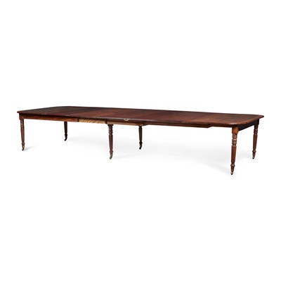 Lot 226 - REGENCY MAHOGANY EXTENDING DINING TABLE, IN THE MANNER OF GILLOWS