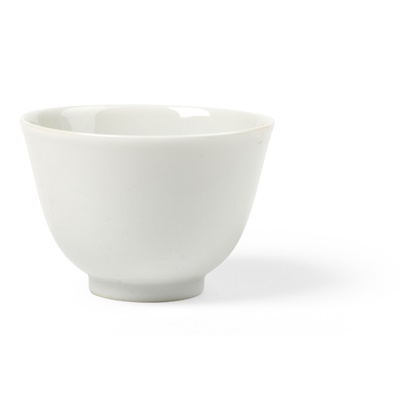 Lot 148 - WHITE-GLAZED 'ANHUA' WINE CUP