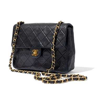 Lot 15 - Chanel: A small square Flap bag