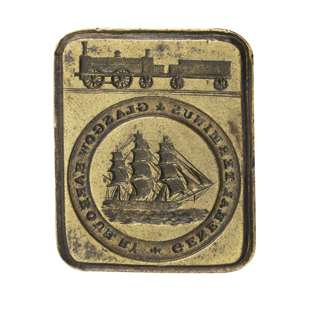 Lot 57 - THE GENERAL TERMINUS AND GLASGOW HARBOUR RAILWAY DESK SEAL