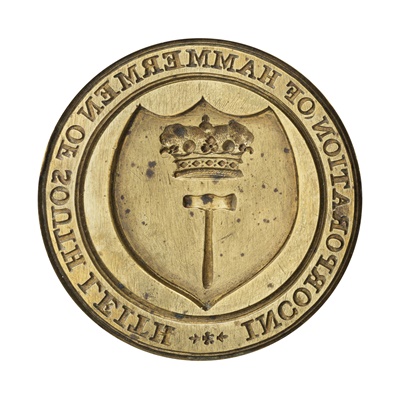 Lot 69 - THE SEAL OF THE INCORPORATION OF HAMMERMEN OF SOUTH LEITH