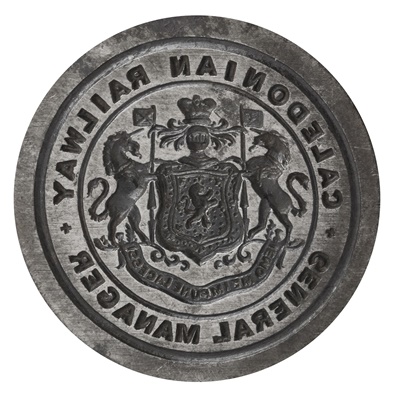Lot 61 - THE GENERAL MANAGER OF THE CALEDONIAN RAILWAY SEAL MATRIX
