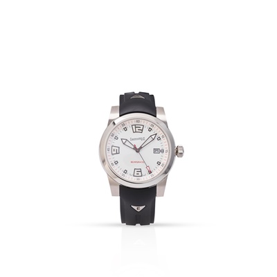 Lot 349 - Eberhard: a stainless steel wristwatch