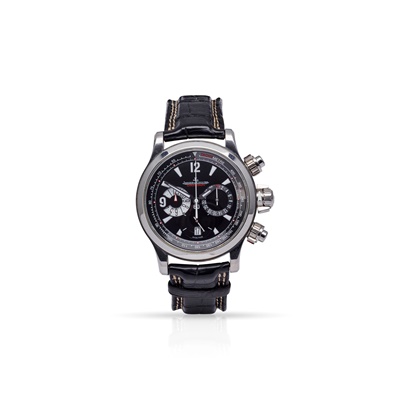 Lot 366 - Jaeger-leCoultre: a chronograph wristwatch