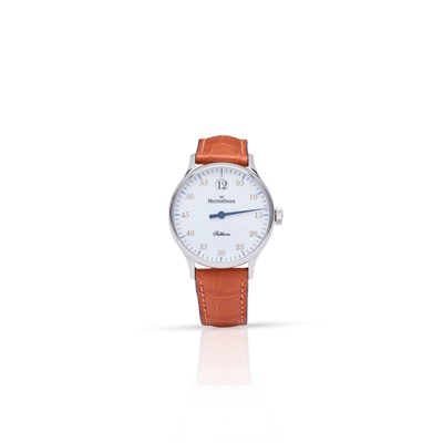 Lot 350 - Meistersinger: a stainless steel wristwatch