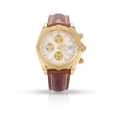 Lot 117 - Breitling: a gold wristwatch