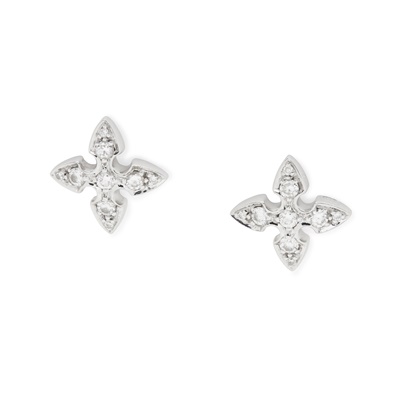 Lot 50 - Stephen Webster: A pair of diamond earrings