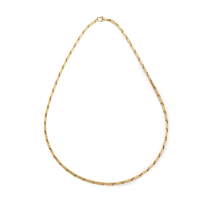 Lot 222 - Van Cleef & Arpels: A fancy-link necklace