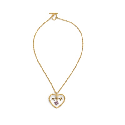 Lot 224 - Louis Vuitton: A monogram pendant necklace