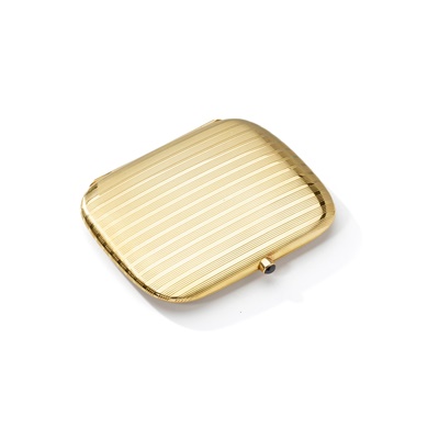 Lot 5 - Lacloche Frères: A French 18ct gold cigarette case